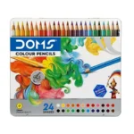 Doms Super Soft Color Pencils 24 Shades Metal Box