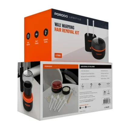 Porodo Lifestyle Mini Wax Heater & Hair Removal Kit