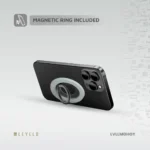 Levelo Lucero 2-In-1 Phone Ring Holder-Grey