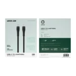 Green Lion Usb-C To Lightning Braided Cable 5Mtr 20W - Black