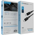 Powerology Power Sync Weave Usb- C To Usb- C (1.2M Gray)