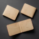 Leather Men'S Wallet-Natural Color (Natural Vegtan Leather)