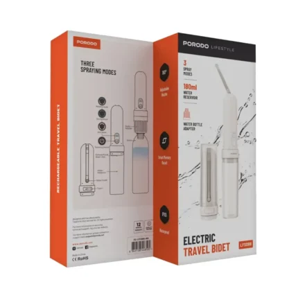 Porodo Lifestyle Electric Travel Bidet-White