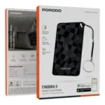 Porodo Findora Ii Smart Card Finder With Real- Time Tracking & Alert System - Black - Image 2