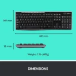 Logitech Mk270 Wireless Keyboard Mouse Combo - Image 6