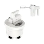 Porodo Lifestyle Spill-Proof Hand Mixer -White/Silver