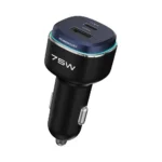 Powerology 75W Dual-Port High-Power Car Charger - Image 2