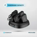 Powerology 5In1 Station 10000Mah Pd 50W Qc Power Bank - Black - Image 3