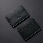 Leather Credit Card-Black (Chrome Tan Pullup Leather)