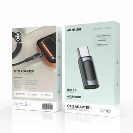 Green Lion Otg Adapter Lightning To Usb-C Usb