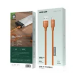 Green Lion Usb-A To Usb-C Tpe 1M Cable 65W - Orange - Image 2