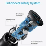 Anker Ultra-Compact 30W Dual-Port Car Charger - Image 4