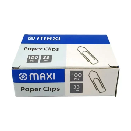 Maxi Paper Clip (33Mm 100Pcs)