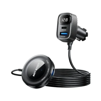 Green Lion 5 IN1 MULTIPORT Car Charger Kit PD 30W - Black