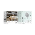 Green Lion Rovio 8 Folding Fan-white - Image 2