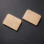 Leather Credit Card-Natural Color (Natural Vegtan Leather)