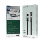 Green Lion 4 In 1 Led Braided Cable 60W - Black - Image 2