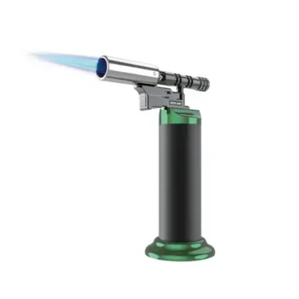 Green Lion Jet Flame Pro Windproof Lighter - Black
