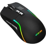Green Lion Rechargeable Gaming Mouse - Black