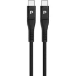 Powerology Volt- X 25W Mini Gan Wall Charger With Usb-c to Usb-c Cable(1.2m/3.2ft. )- Black - Image 3