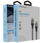 Powerology Zaap 2M Hdmi To Hdmi Cable (2M- 6.5Ft Cable Length