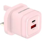Powerology Lunex Series Fast Charging Adapter 35W-Pink