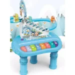 Destonl Ice Penguin 2-In-1 Slide & Piano Toy