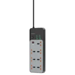 Porodo 7 –1 Power Socket 4C 3M - Grey