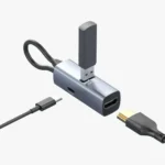 Powerology Aluminum Mini Usb- C Hub(100W 4K Ultra Hd) - Image 2