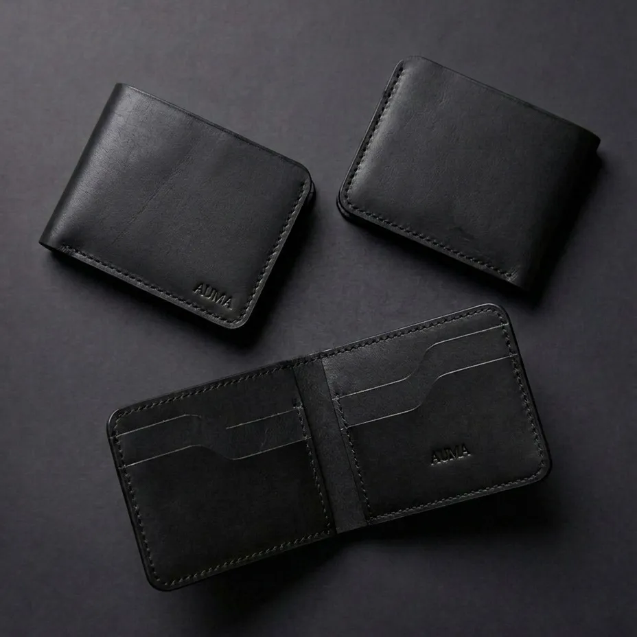 4dbcba02-623b-482b-8b7a-7c4c4b479507_output.webp Leather Men'S Wallet-Black (Chrome Tan Pullup Leather) - Image 1