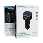 Powerology 75W Dual-Port High-Power Car Charger - Image 3