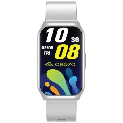 Green Lion Track Fit Smart Watch - Silver