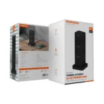 Porodo Pd20w Qc 3.0 1a +2 Type C Socket Tower 3m - Black - Image 2