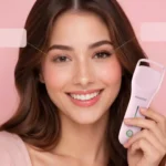Porodo Lifestyle Fleuris Led Electric Heated Eyelash Curler - Pink - Image 4