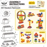 Diy Random Patchwork Blocks( 280Pcs)