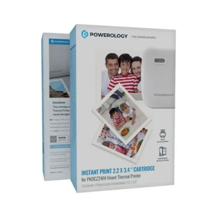 Powerology Instant Print 2.2×3.4" Cartridge - White
