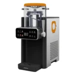 Slushie Maker with Multi-Texture Ice Maker – Porodo Lifestyle Frappé Ice Cream Maker - Black & Orange - Image 2