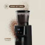 Lepresso Conical Burr Grinder - Black - Image 4