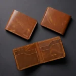 Leather Men'S Wallet-Brown (Chrome Tan Pullup Leather)