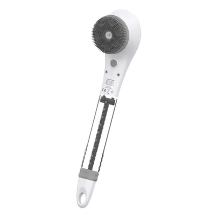 Porodo Alva Lifesyle 3 In 1 Electric Body Brush With Body Lotion Storage - Grey