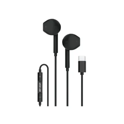 Green Lion Sterio Earphone Type-C Black