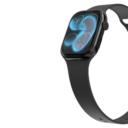 Porodo Aerofit Smartwatch Series 11 46Mm With Silicone Strap - Black