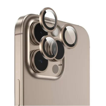 Green Lion Classic Camera Lens For Iphone 16 Pro/Pro Max - Desert Titanium