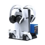 Green Lion PS5 Cooling Stand Charging Station White