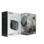 Green Lion Supra 24W Gan Uk Wall Charger 3*Usb A Port - Black Grey
