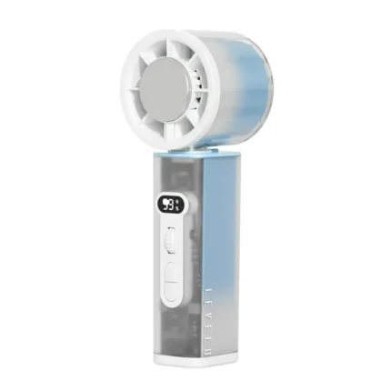 Levelo Cyclo 3000Mah Cooling Fan With Rotating Head - Blue