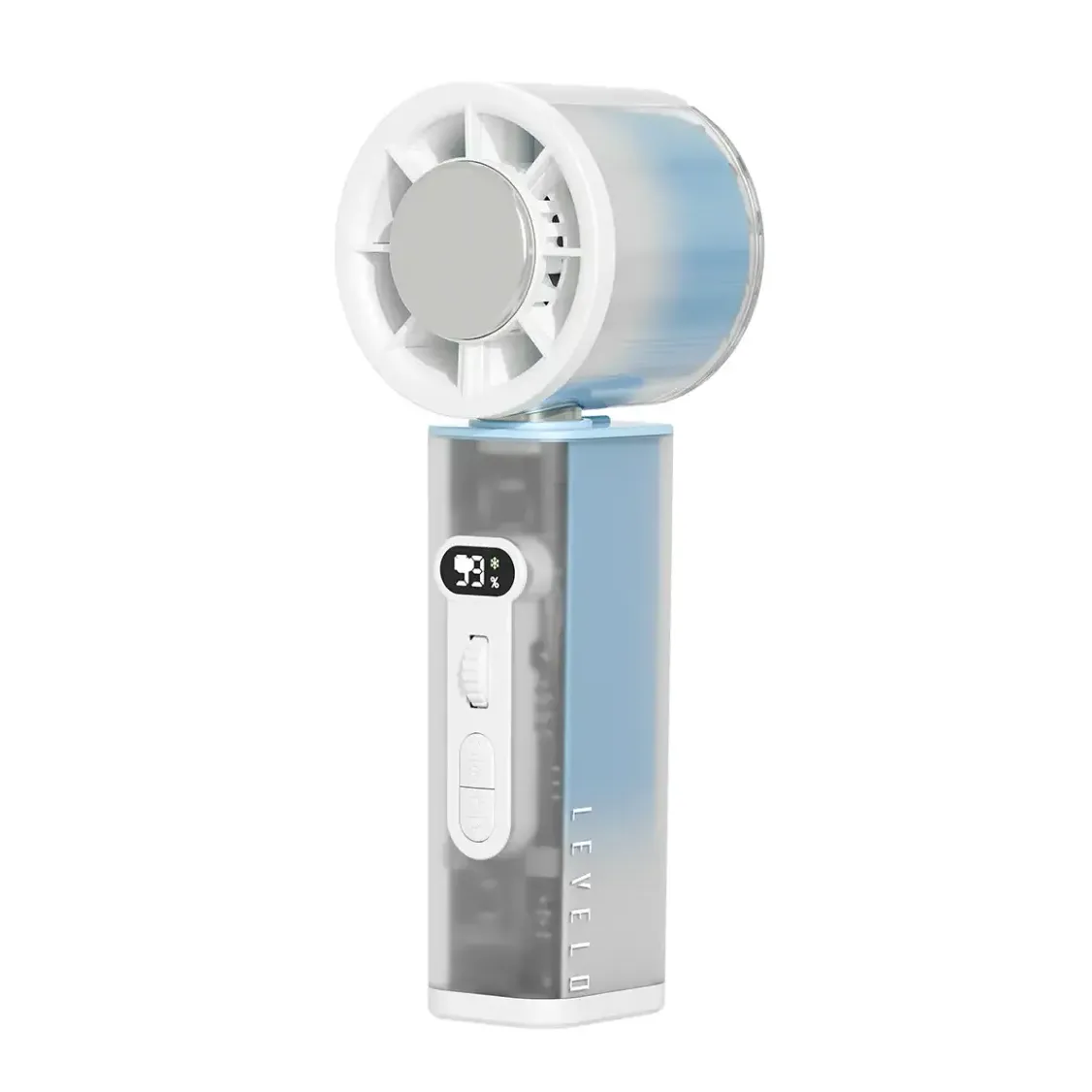 76bfdec0-21b3-4518-a4dc-8ba46ae3aac7_output.webp Levelo Cyclo 3000Mah Cooling Fan With Rotating Head - Blue - Image 1