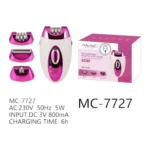 Rechargeable Epilator Hair And Shaver 3 In 1