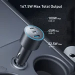 Anker 167.5W Nano 3 Ports Car Charger - Image 2