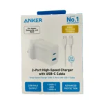 Anker 20W 2-Port High-Speed Charger With Usb-C Cable - Image 2